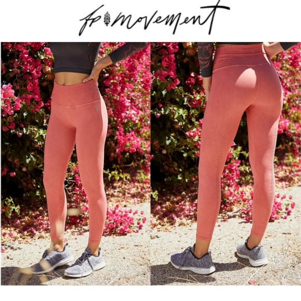 Free People Good Karma Leggings in Pomelo NWOT
